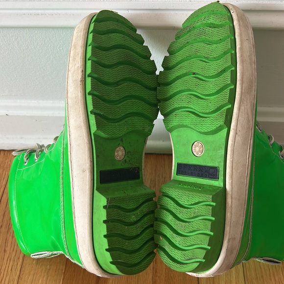 Neon Green Sperry Top- Sider Snow Boots - Picture 10 of 11
